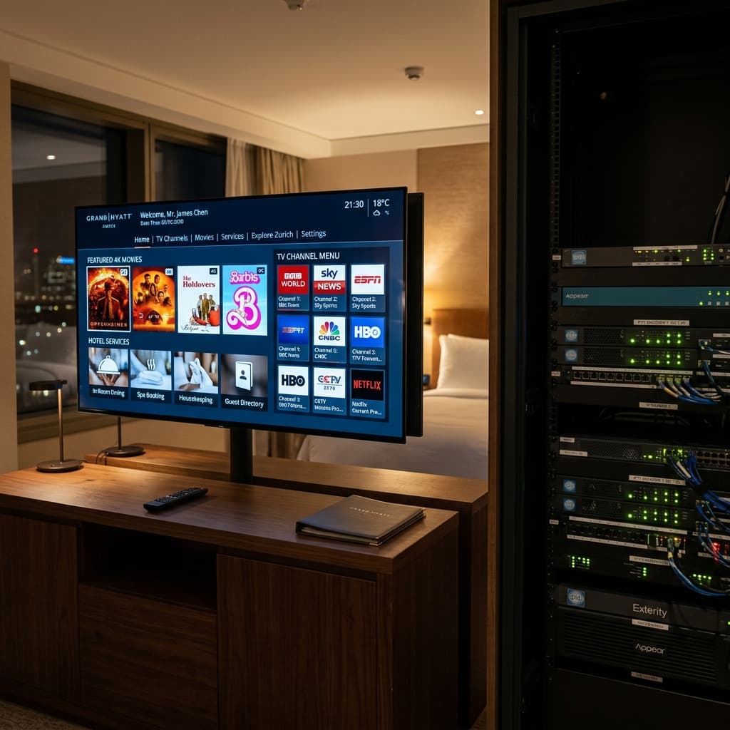 Technical Overview of Deploying an IPTV Encoder for Hotel Media Networks and Guest Room Streaming