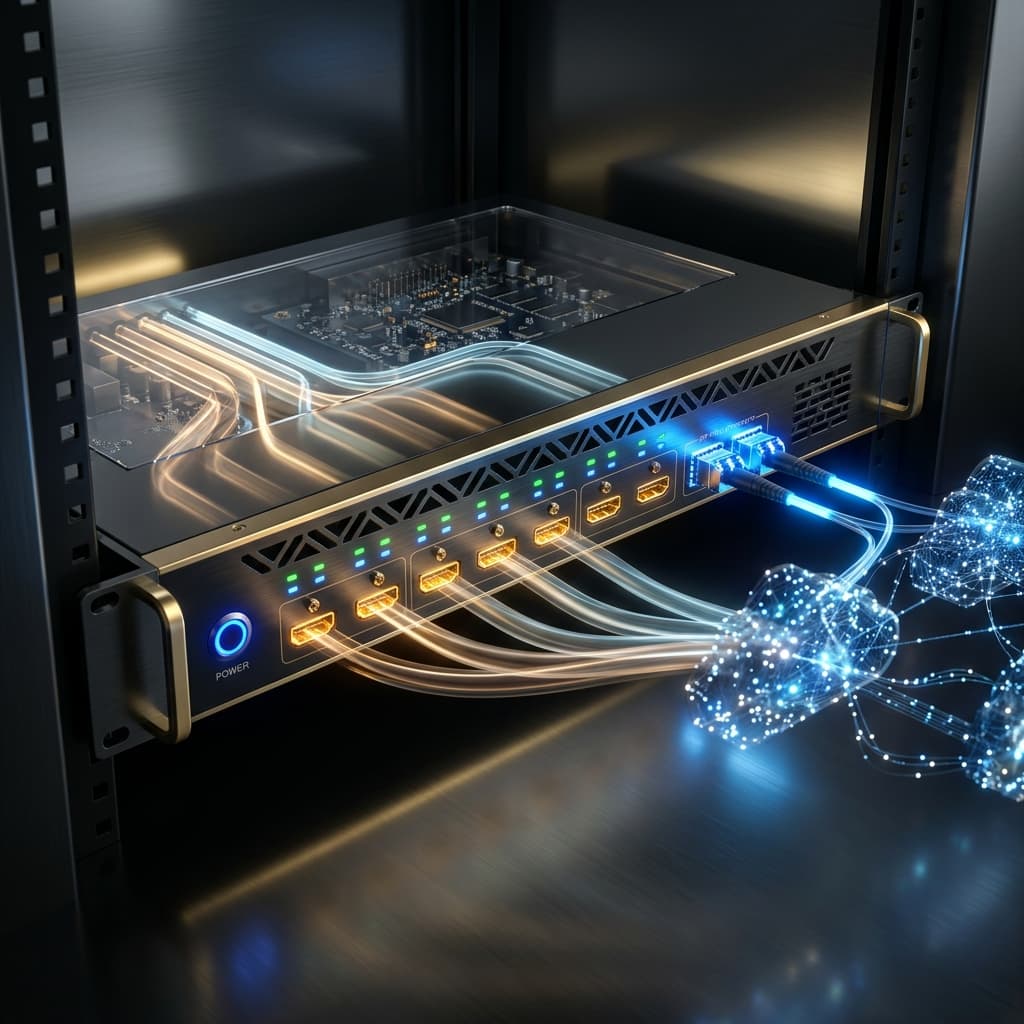 HDMI to IPTV Encoder Hardware Digitization and High Performance Network Streaming