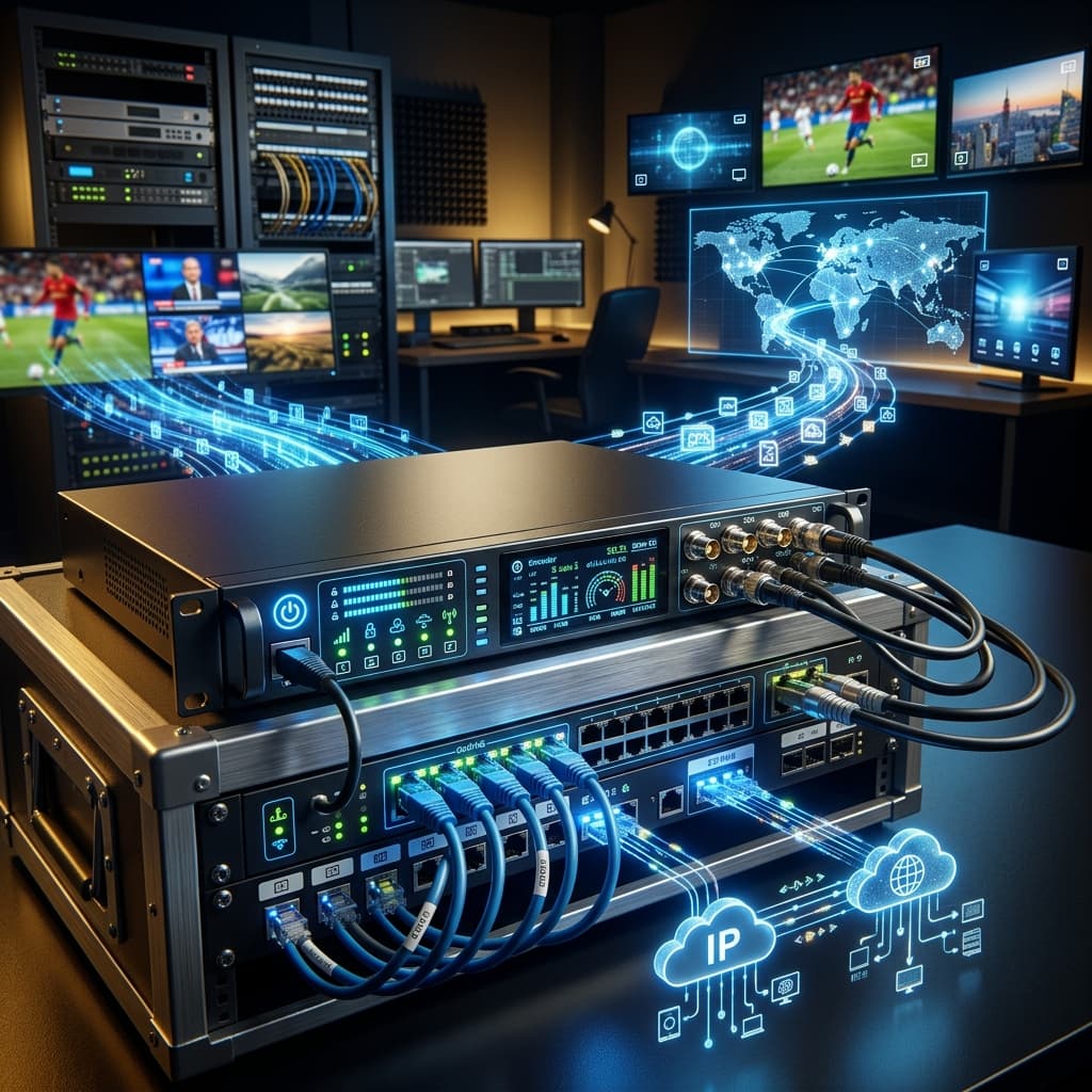 IPTV HD Encoder High Definition Video Encoding and Network Streaming