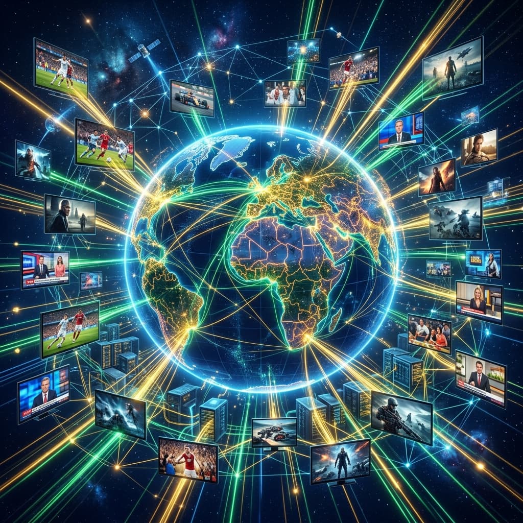 IPTV Provider High Performance Network Infrastructure and Digital Streaming
