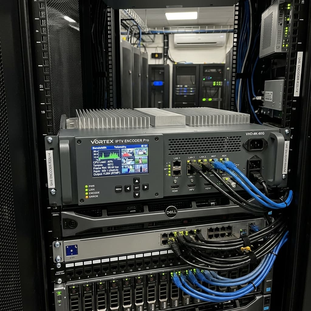 Technical Architecture and Performance Analysis of Low Latency IPTV Encoder Hardware for High Speed Digital Broadcasting