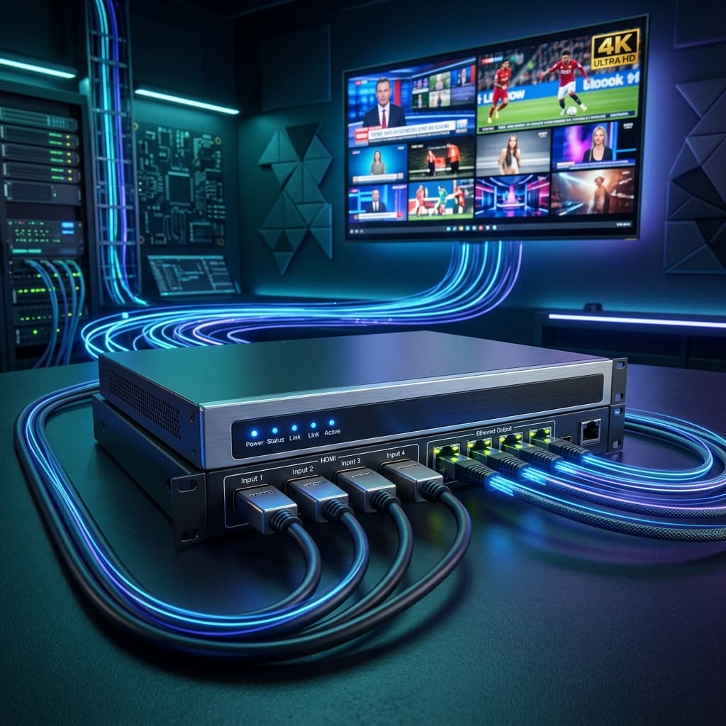 Technical Architecture and Performance Analysis of Professional HDMI IPTV Encoder Hardware for High Definition Digital Broadcasting