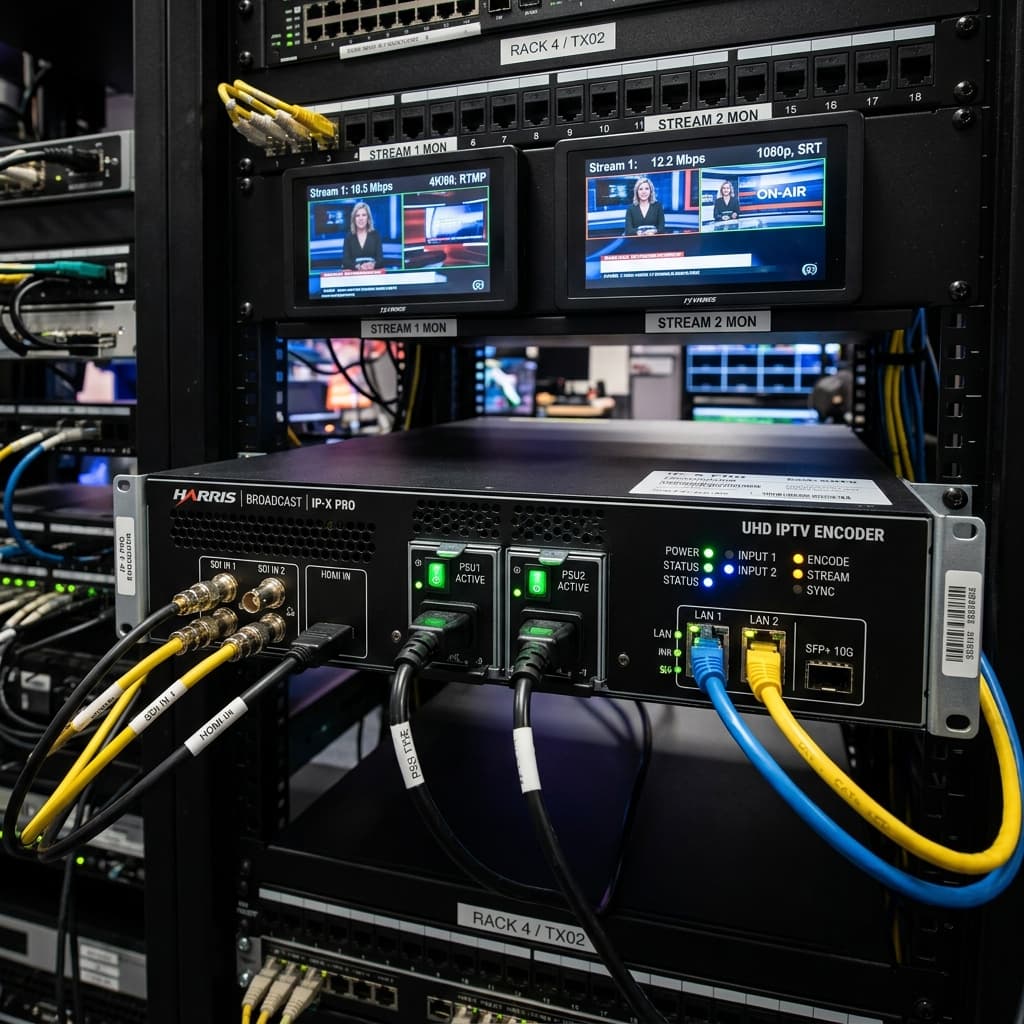 Technical Architecture and Performance Analysis of Rack Mount IPTV Encoder Hardware for High Density Broadcast Infrastructure